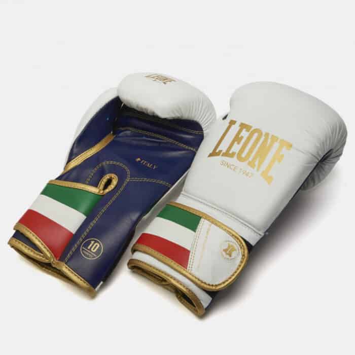 Guanti Boxe Italy '47 Leone 1947 bianco doppio