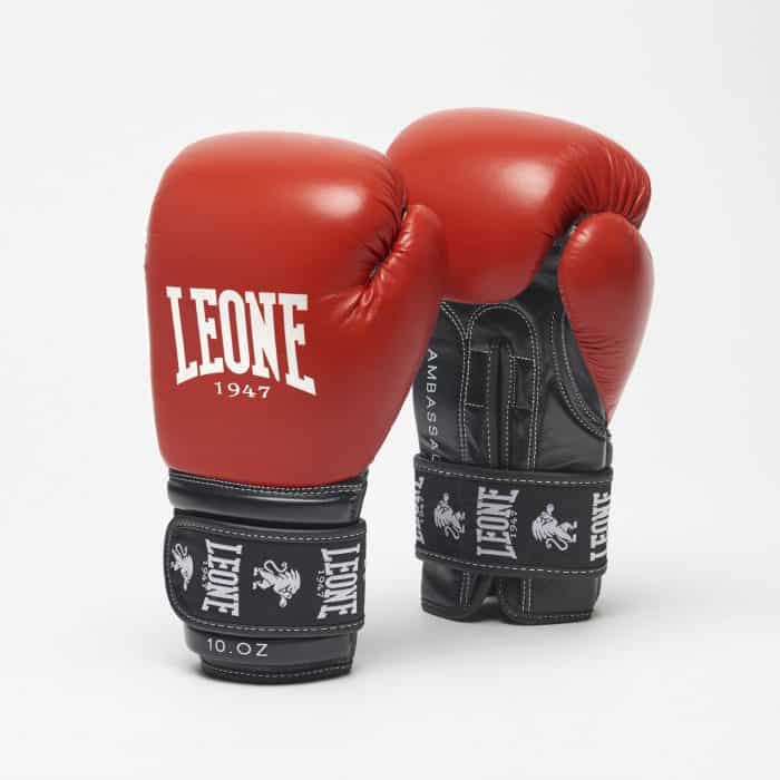 Guanti Boxe Ambassador Leone 1947 rossi