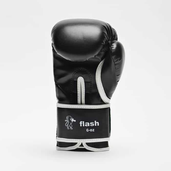 Guanti Boxe bambino Flash nero palmo