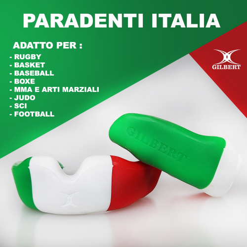 Paradenti Flag Tricolore Italia Gilbert per cosa
