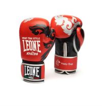 Guanto da Boxe Muay Thai Leone 1947 rosso
